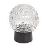 Glass ball and bakelite wall lamp