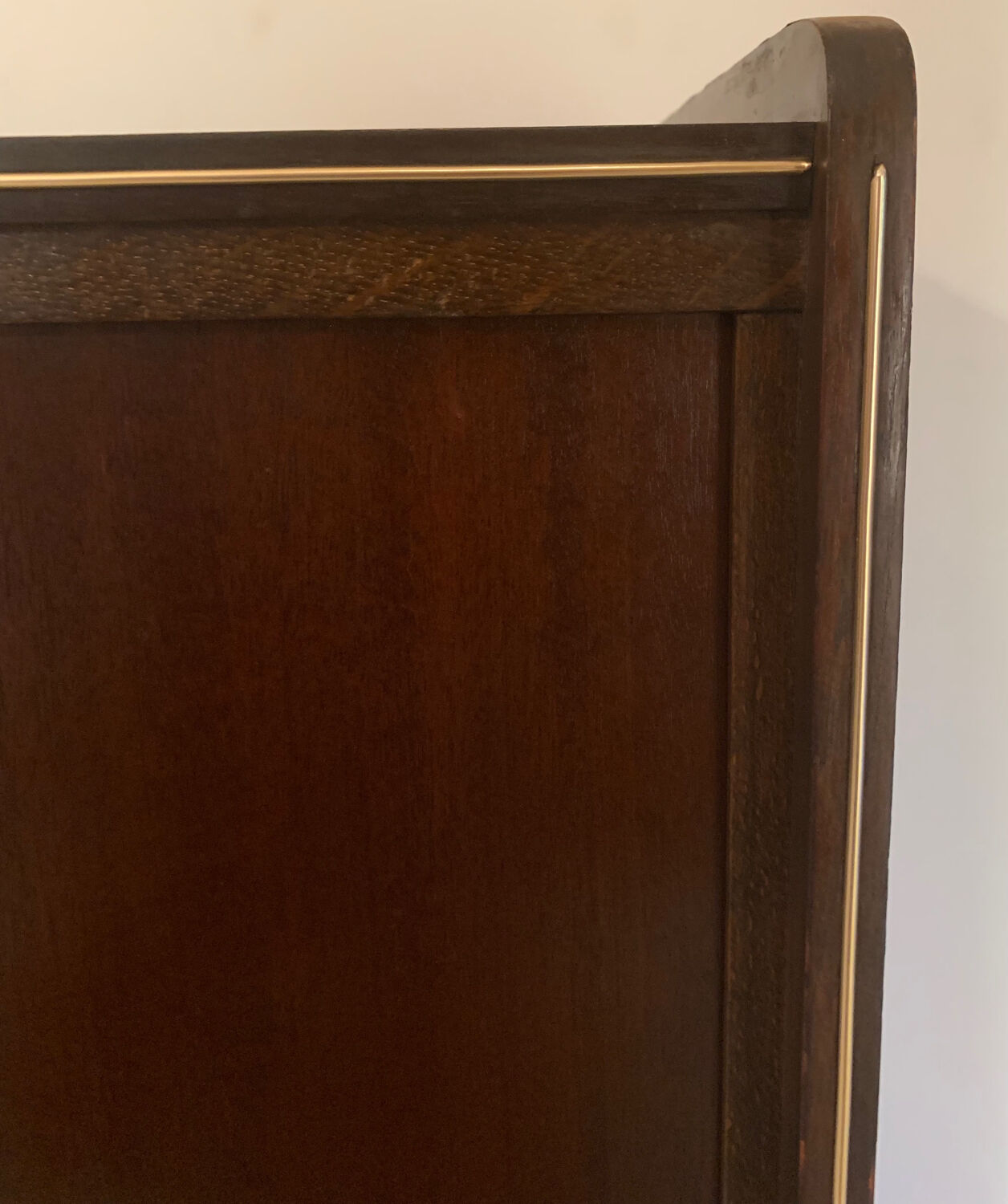 Vintage shoe cabinet feet compass