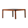 Table à manger carrée vintage en frêne de burl par Alberto Smania pour Studio Smania Interni, Italie, années 1960.