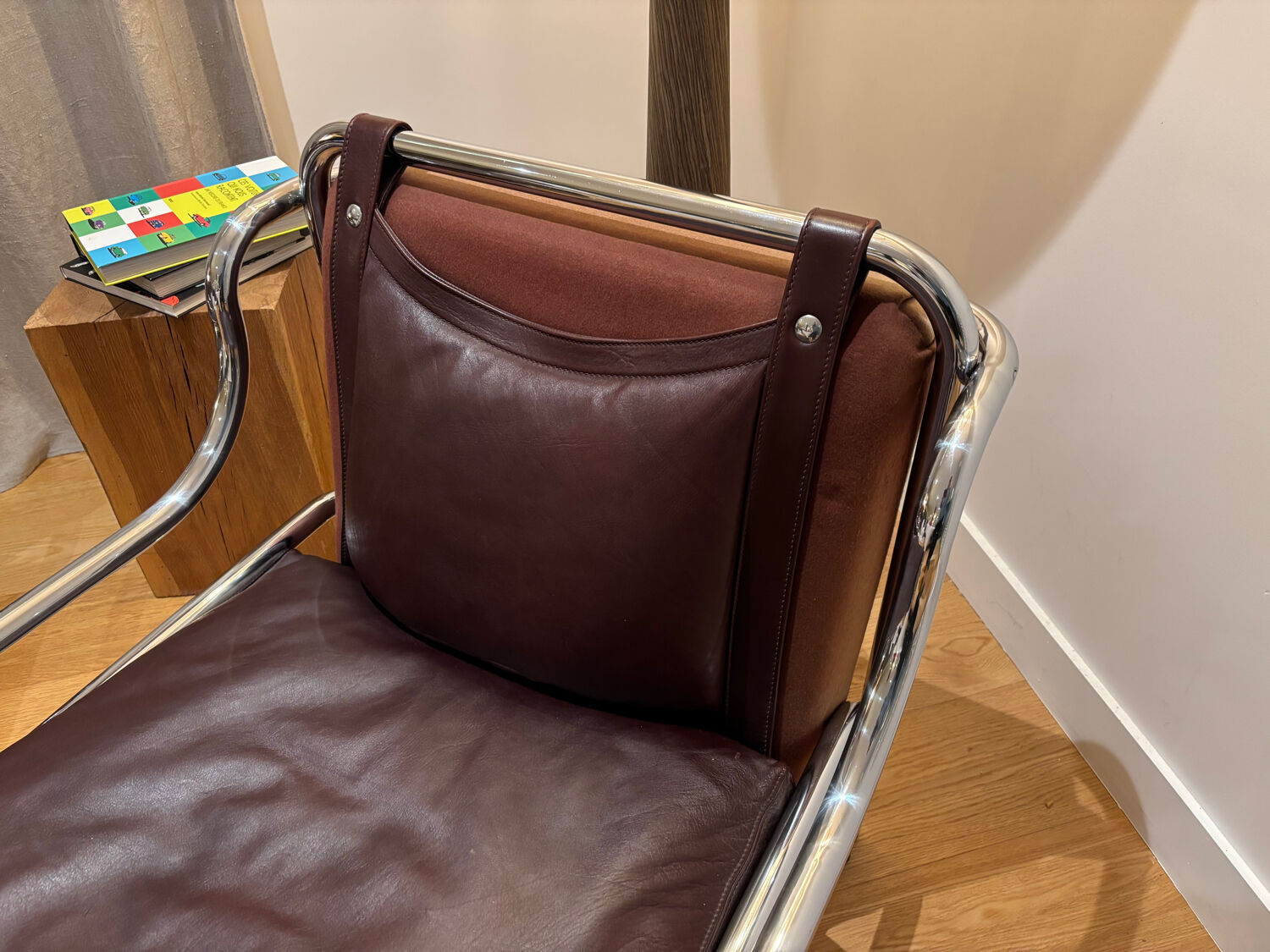 Pair of Gae Aulenti stringa armchairs