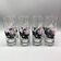 8 Luminarc GLASSES model Anaïs rose noire vintage longdrink