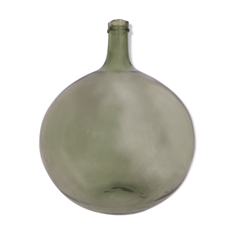 Demijohn green about 15 l, very old