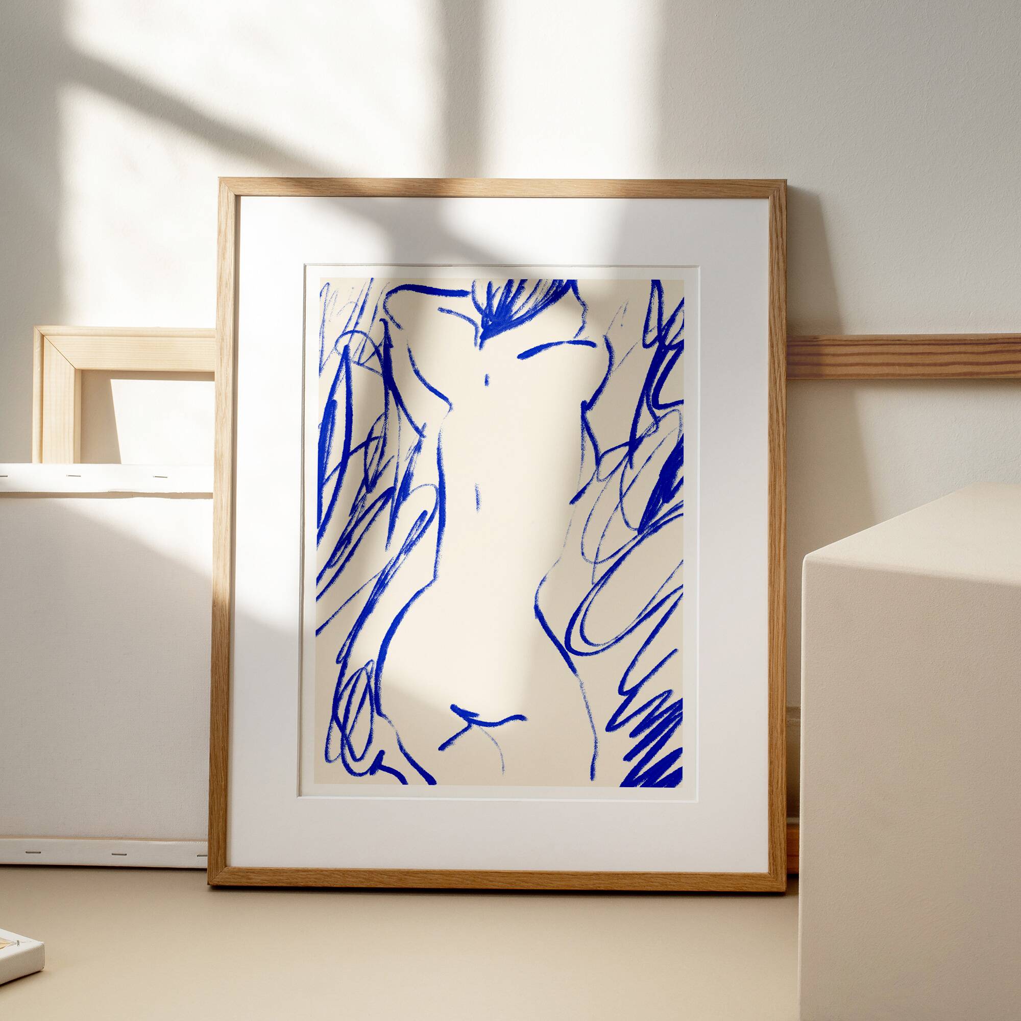 Female figure giclee print, 50x70cm