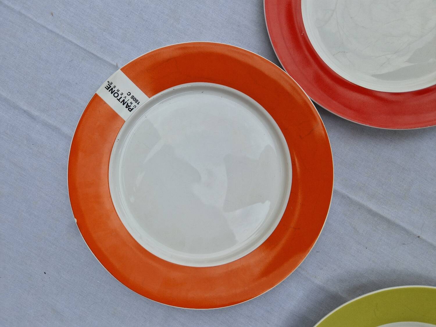 Set of 8 Pantone Dessert Plates by Luca Trazzi for Serax