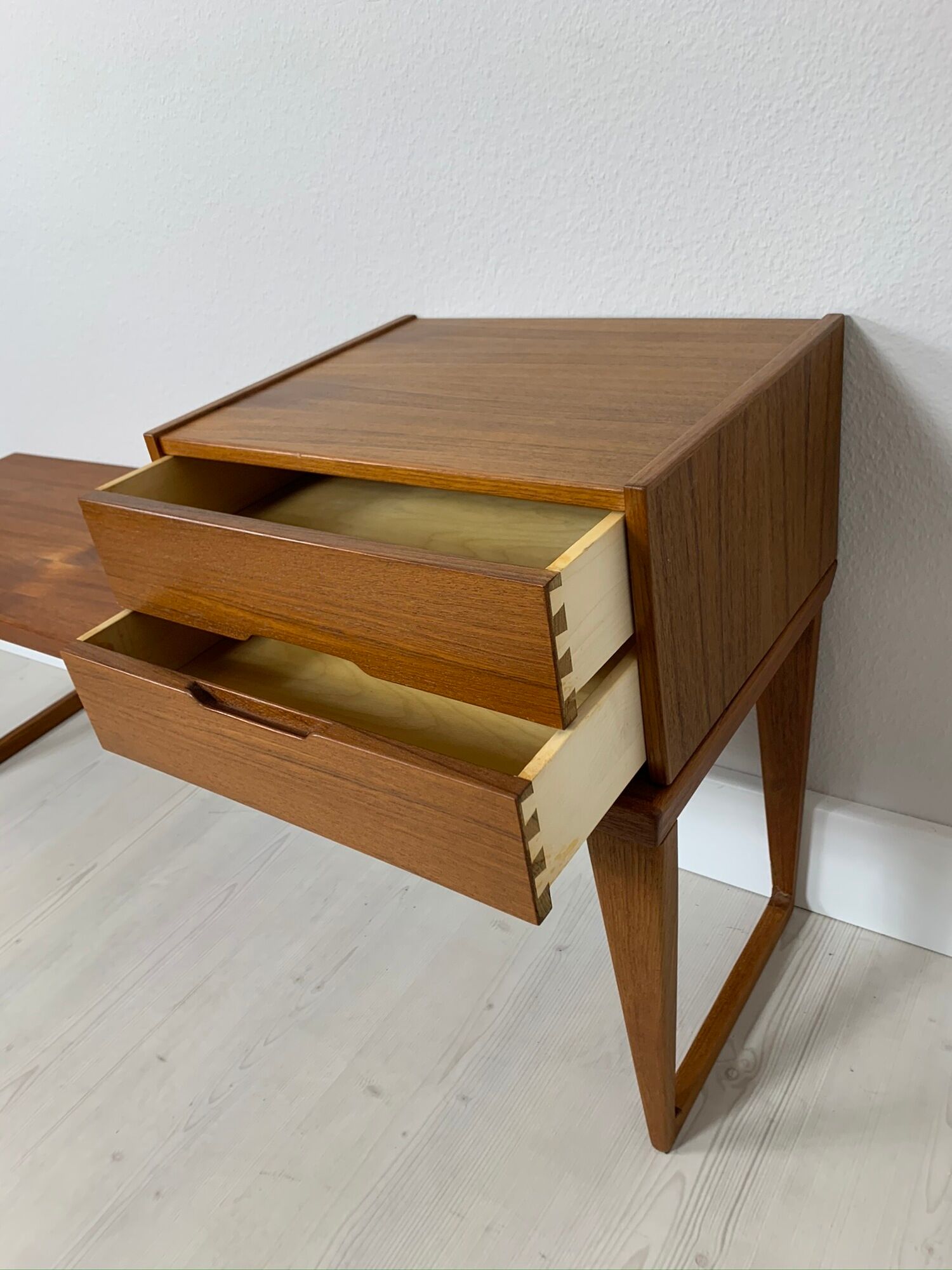 Danish mid-century teak bench Kai Kristiansen for Aksel Kjersgaard, 1960s