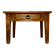 Old wooden bedside table