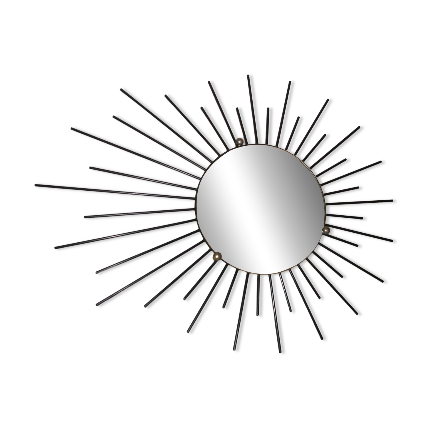 Off-centre sun mirror from the 1950s