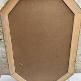 Octagonal Golden Mirror  43x68cm