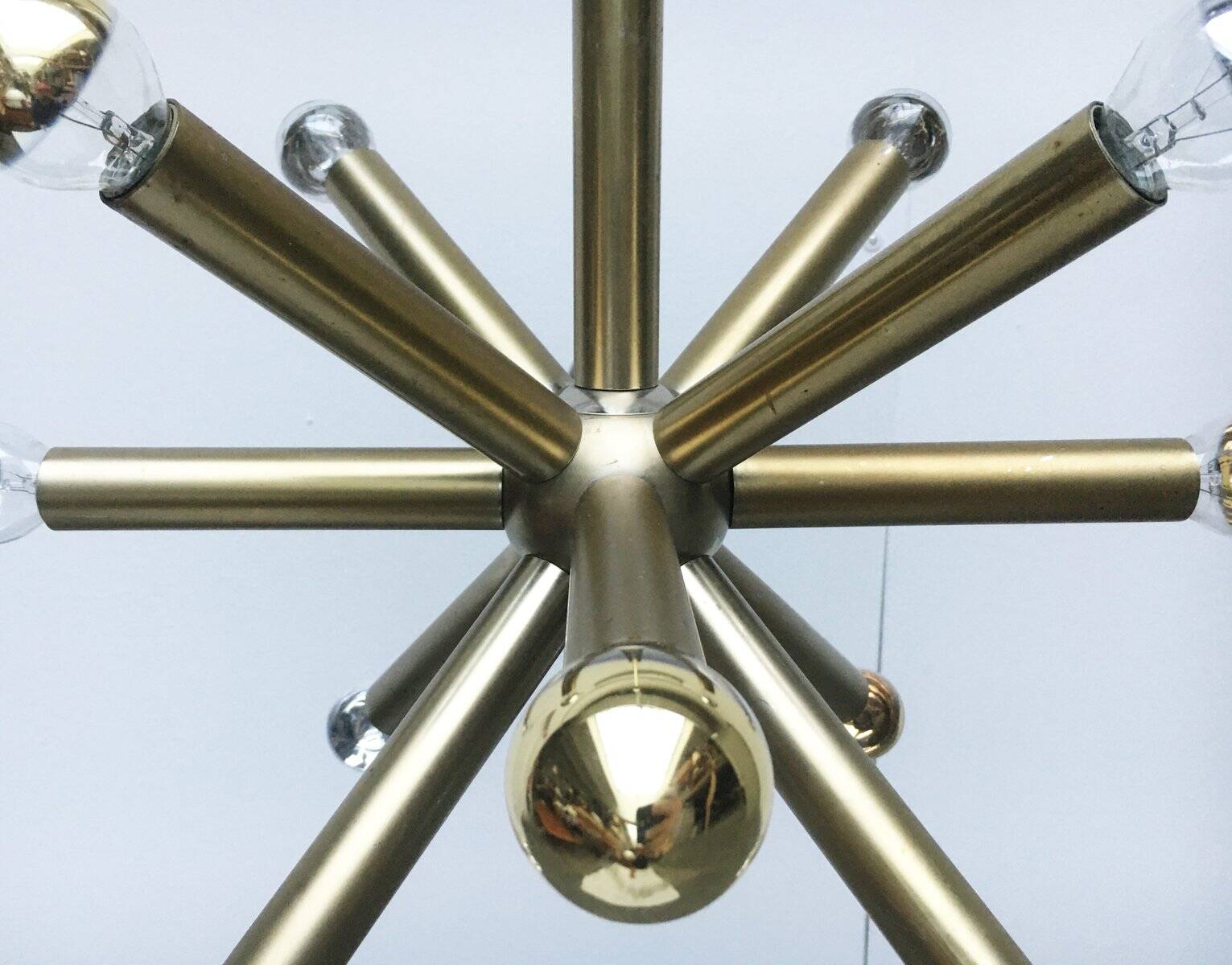 Lustre Sputnik Atomique de l'Âge Spatial Allemand