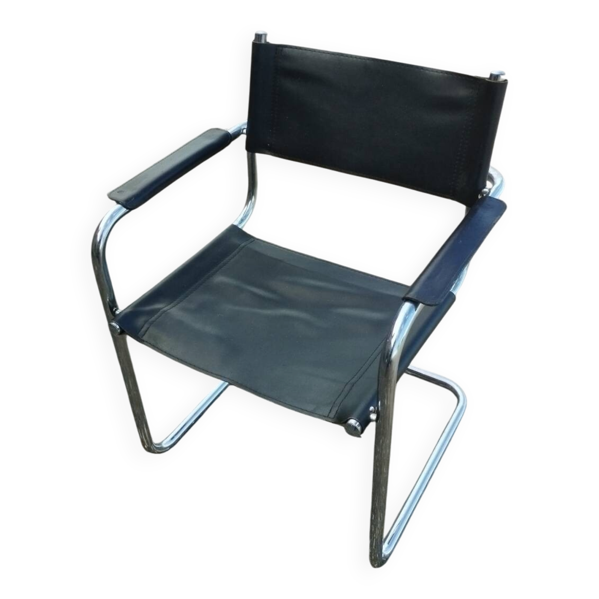 Vintage chair in the style of Marcel Breuer.