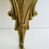 Bronze Coat Rack and Wall Shelf, Vintage, Louis XV Style