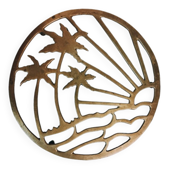 70s palm tree trivet