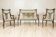 Art Nouveau Living Room Set, 1910, Set of 3