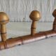 Wall-mounted coat rack in solid wood - mid 20th century