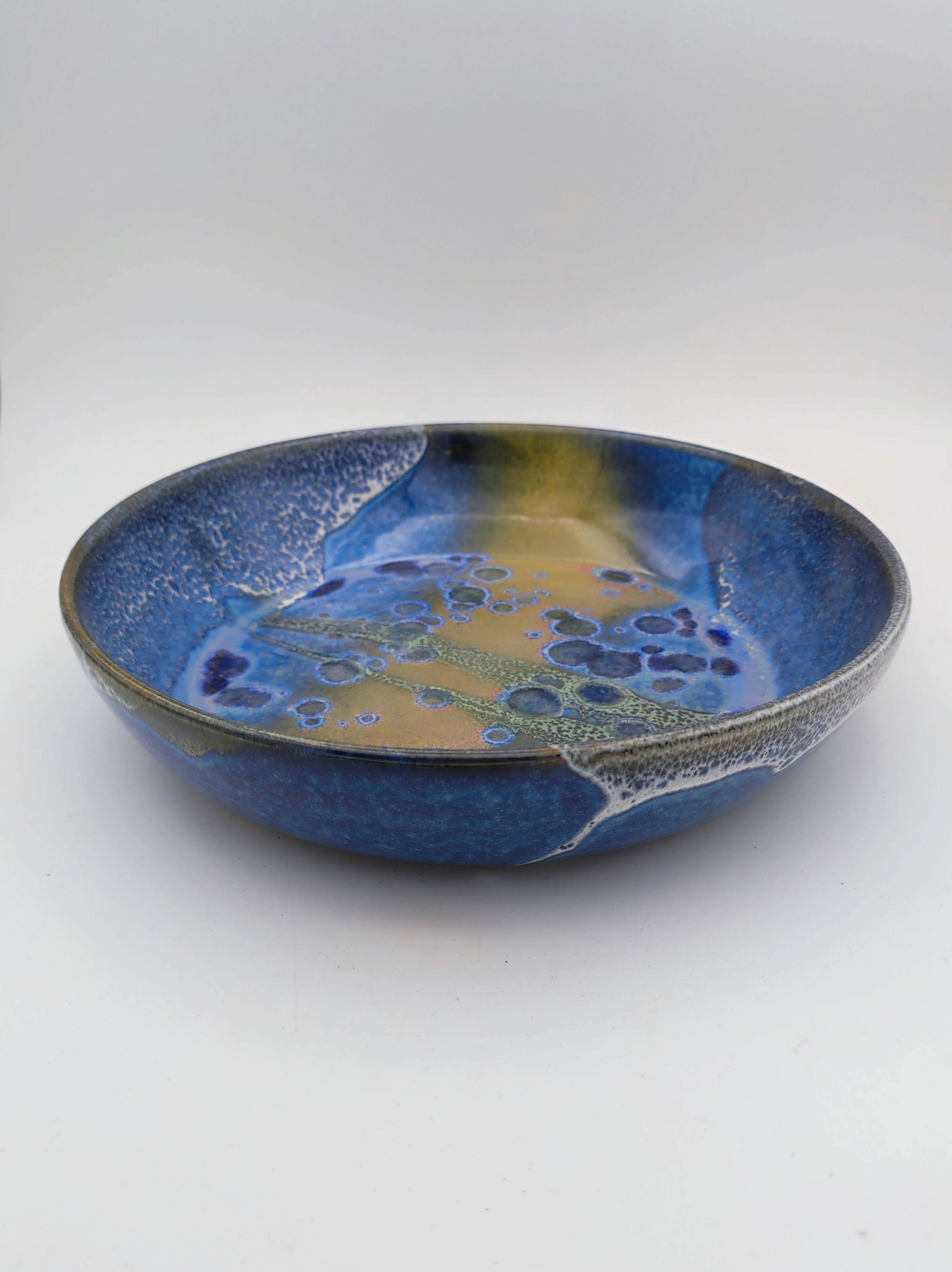 Stoneware dish from Nault pottery
