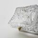 Pair of modernist 1970s glass and chrome metal wall sconces