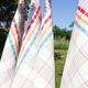 50s French Set of 6 Linen Tea Towels.