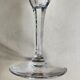 6 Champagne flutes in cut crystal of Saint Louis chantilly model
