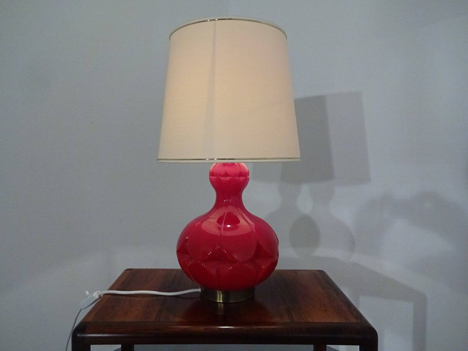 Glass floor lamp by Peil & Putzler, 1970s