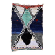 Tapis Berbère Boucherouite coloré - 133 x 188 cm