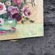 Magnifique Tableau fleurs dans un vase – huile sur toile