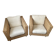 Pair of Ligne Roset Wicky armchairs by Didier Gomez in braided rope.