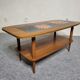 Coffee table 60s-70s scandinavian style tiles vallauris