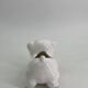 Ceramic dog-shaped planter
