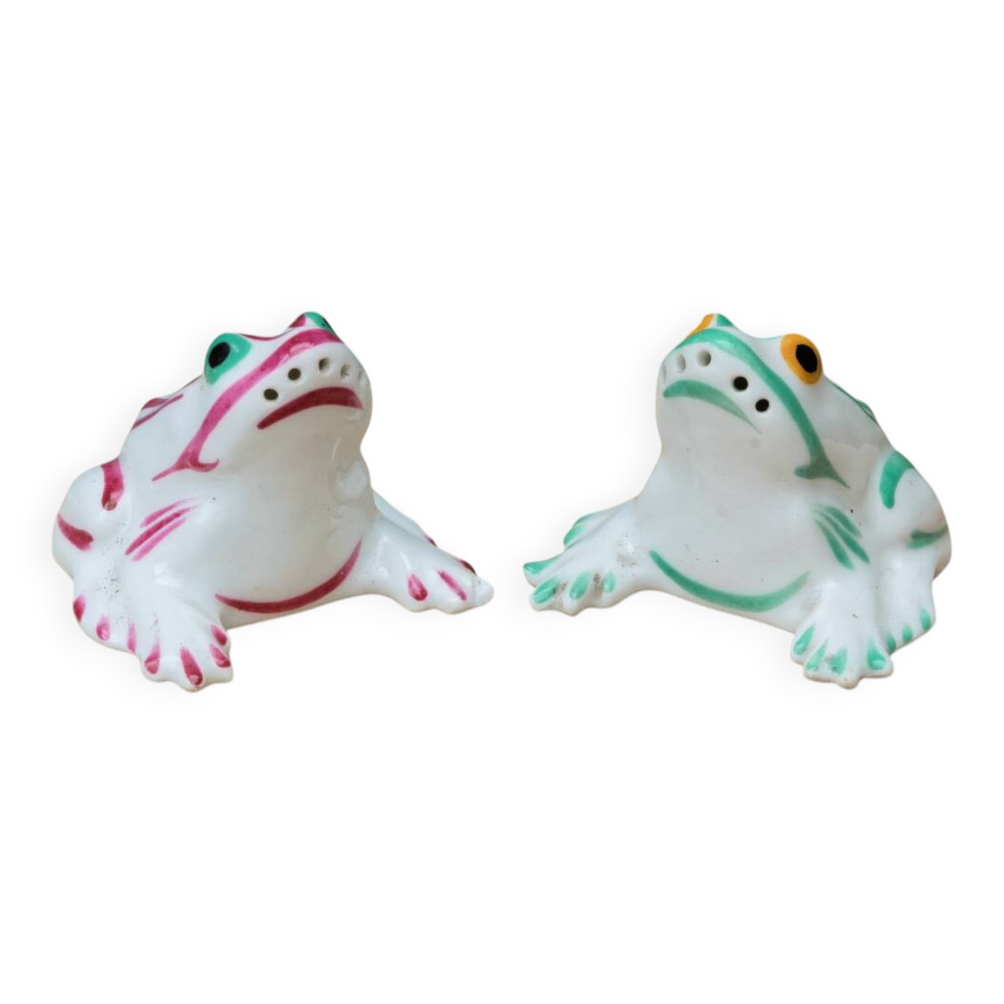 Pair of salt and pepper shakers by Edouard Marcel Sandoz for Haviland.