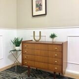 Vintage chest of drawers spindle feet