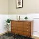 Commode vintage pieds fuseaux