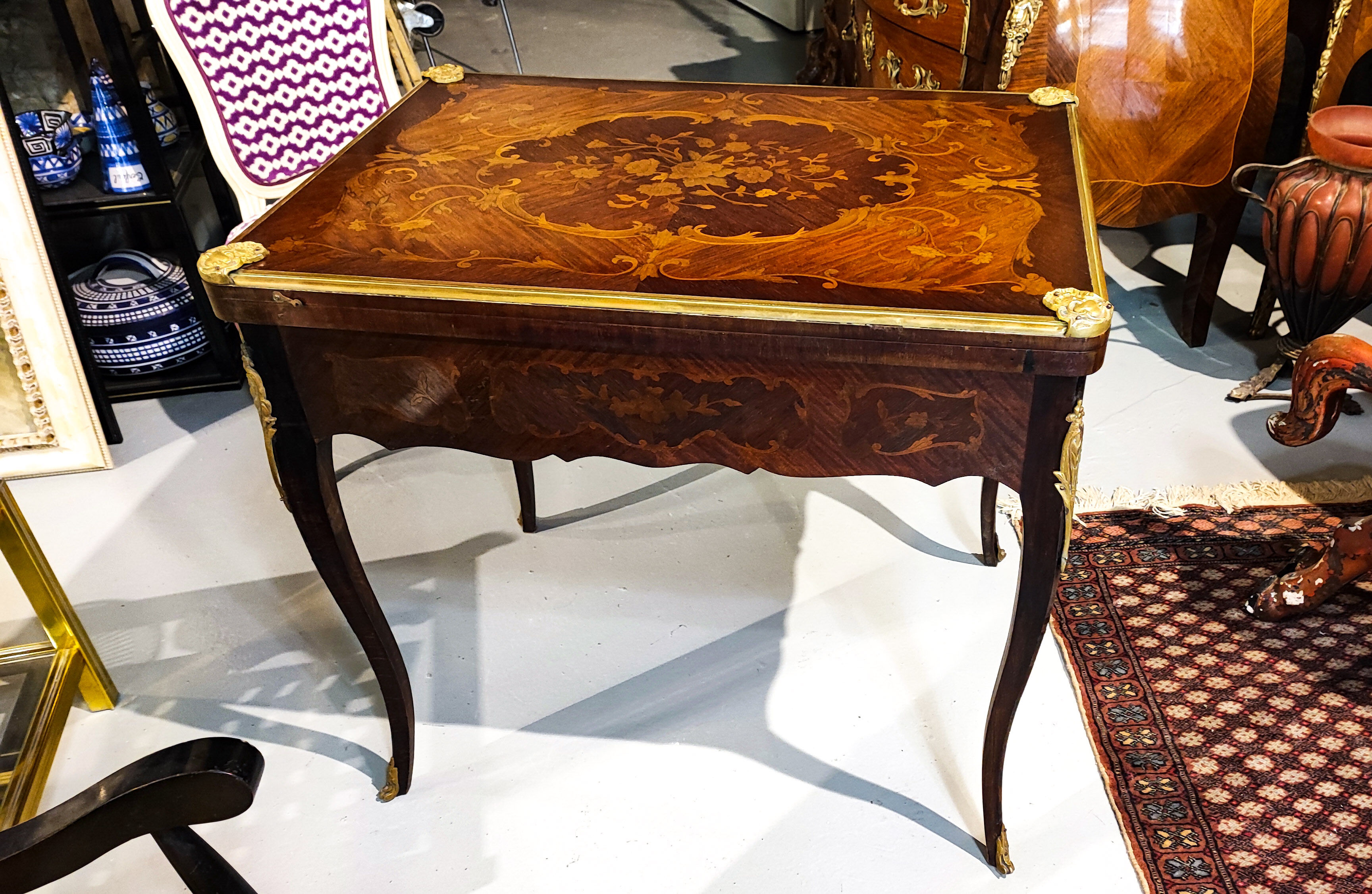 Game table Tric Trac Louis XV