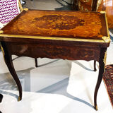 Table à jeu Tric Trac Louis XV