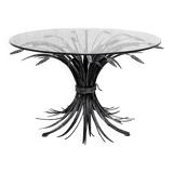 Coffee table with ears of wheat, "Coco Chanel" by Goossens, Circa 1970