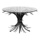 Table basse aux épis de blé, "Coco Chanel" par Goossens, Circa 1970