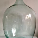 Clear blue demijohn