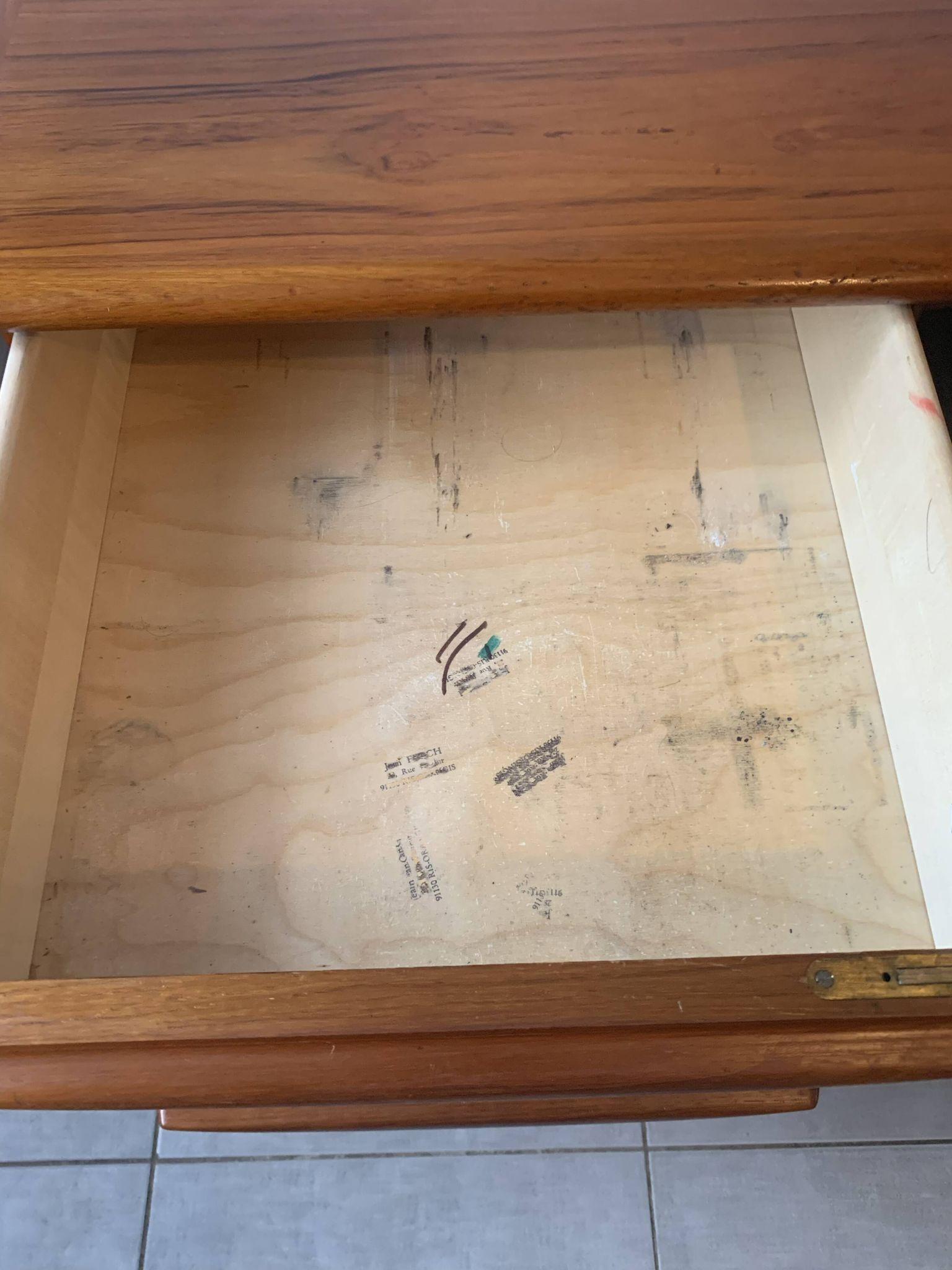 Bureau danois Falster en Teck par Svend Madsen, années 60