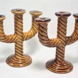 Pair of vintage candlesticks