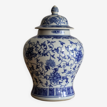 Grand pot à gingembre en porcelaine chinoise