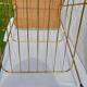 Golden metal side table 60s