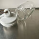Art Deco ceiling pendant lamp in porcelain & glass