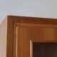 60's glass bookcase