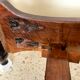 Old wooden bed nineteenth century rocaille style sign camus clermont ferrand
