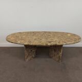 Vintage coffee table in reconstituted stone