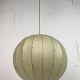 Mid-Century Space Age Cocoon Hanging Pendant Lamp in the style of Achille Castiglioni, 1960s