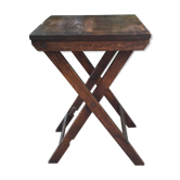 Ancienne petite table en bois pliante