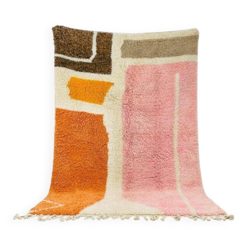 Handmade pure wool rug, size 150 x 250 cm