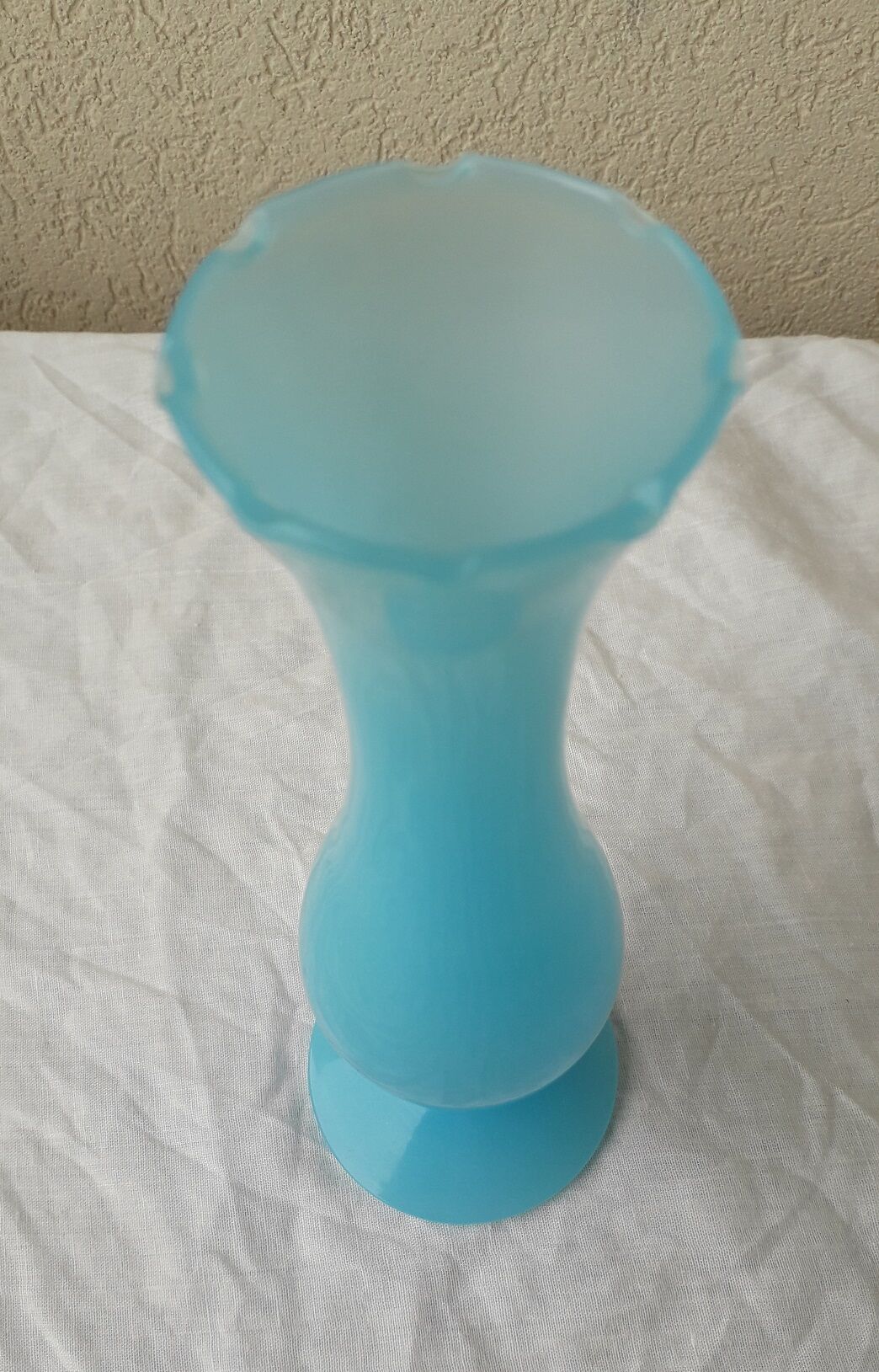 Opaline blue vase