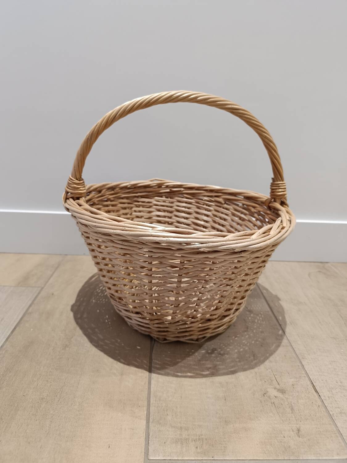 Vintage wicker basket