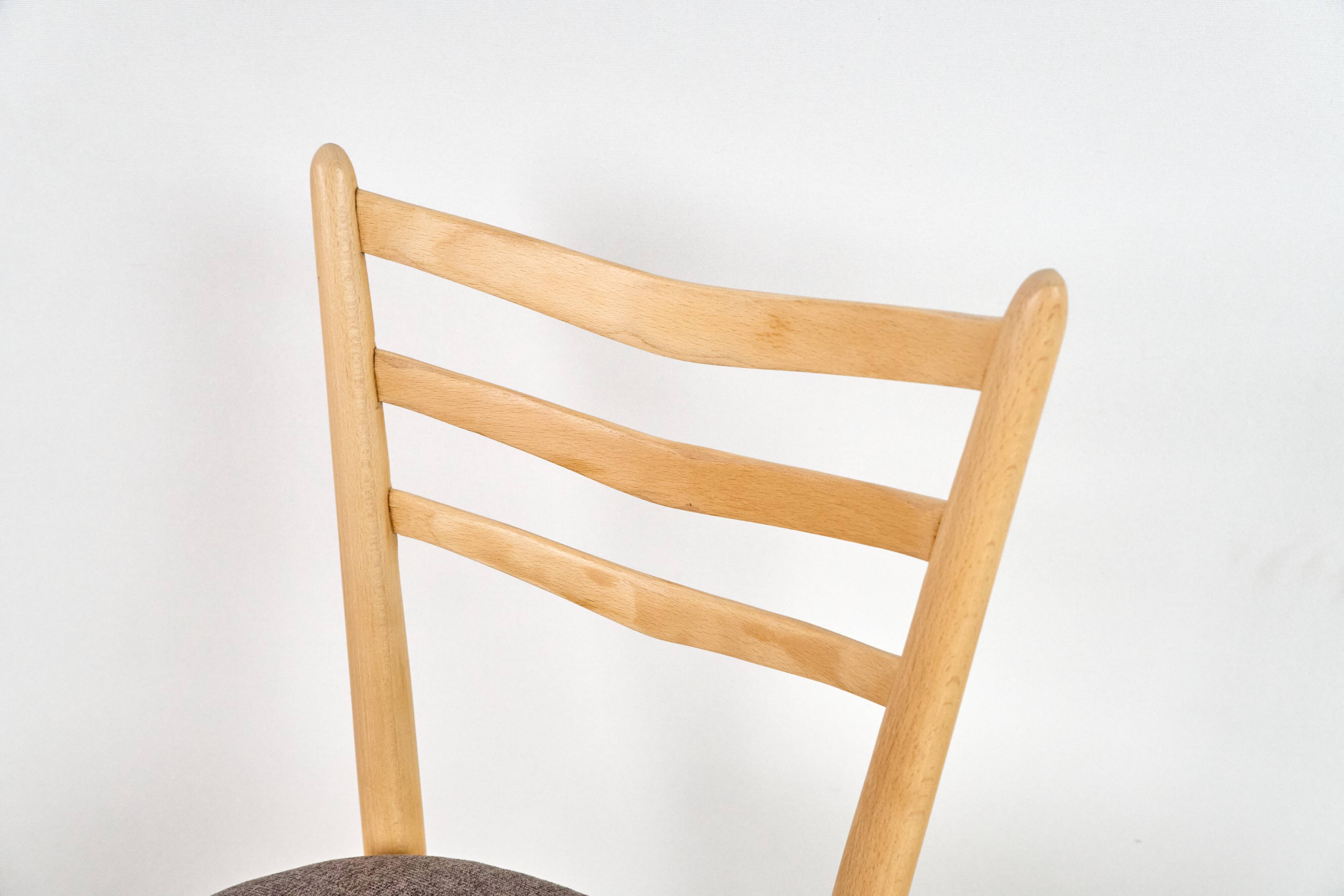 Set of 4 Wooden Chairs JITONA, 1960s, Czechoslovakia